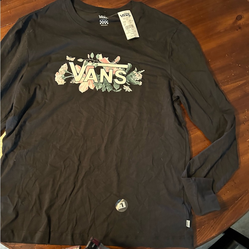 Vans long sleeve shirt size Lg
